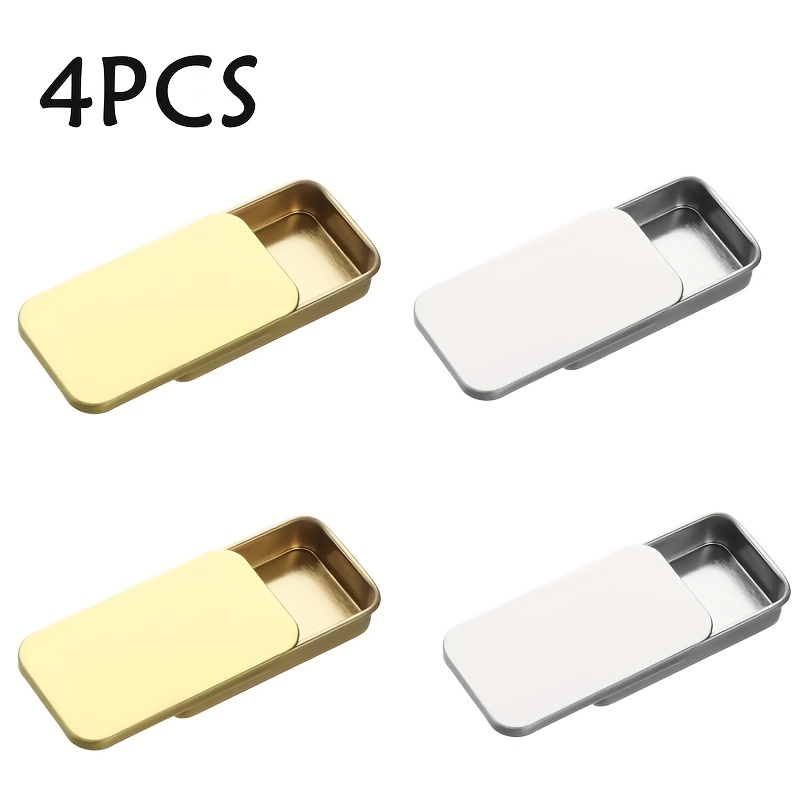 Mini Metal Slide Box for Storage, Portable Design